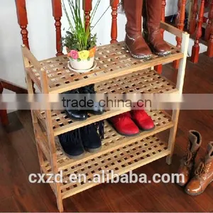 Reasonable Price Walnut Shoe Rack thumbnail-2