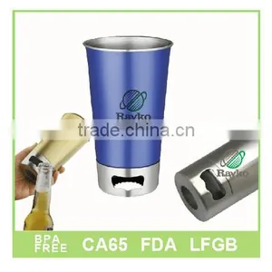 Stainless Steel Bottle With Beer Opener thumbnail-1