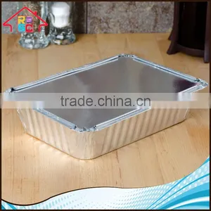 NBRSC Cheapest Aluminum Foil Food Storage Container With Paper Lid thumbnail-2