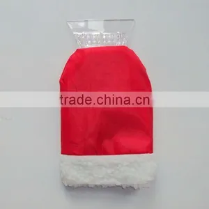 Christmas Hat Shape Ice Scraper With Glove thumbnail-1