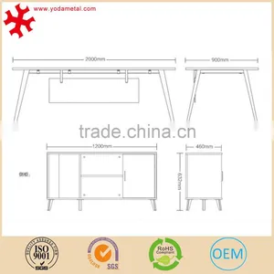 Modern Office Desk Furniture With Chair thumbnail-4