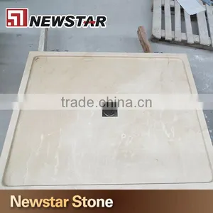 Beige Marble Shower Tray Beige Bath Shower Tray thumbnail-1