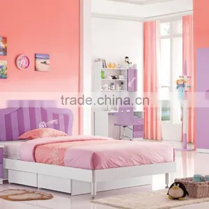RD103 Sweet Girl Cherry Princess Bedroom Set 2015 New Children Kids Colofurl Cartoon Furniture on Sale in Stock thumbnail-6