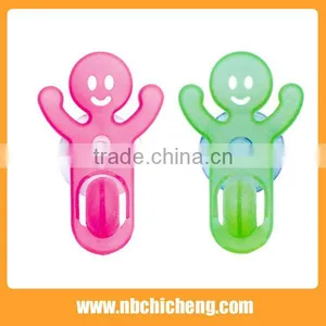 Plastic Wall Hook Man Shape Single Hooks j Suction Cup Hanger thumbnail-3