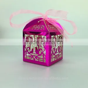 Customized Foldable Sweet Wedding Candy Box Romantic Paper Wedding Box thumbnail-1