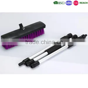 Long Handle Floor Cleaning Broom, Heavy Duty Soft Brush Garden Tools thumbnail-1