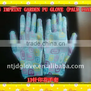 13G IMPRINT GARDEN PU GLOVE ( PALM COATED) thumbnail-1