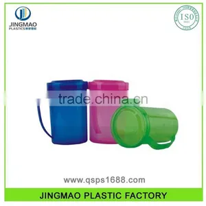 Eco-Friendly Transparent Color PP Plastic Cup With Handle thumbnail-1