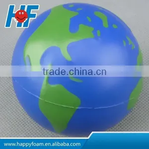 pu Cheap Promotional Stress Reliever Globe thumbnail-1