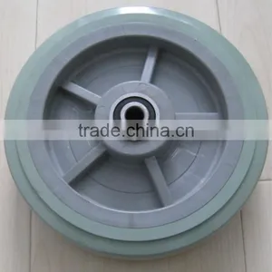 8"*2 Hand Truck Rubber Solid Wheel thumbnail-2