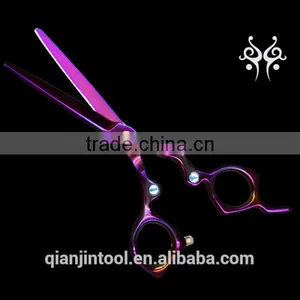 QJ-JC125 Beauty Coating Titanize Scissors With Stainless Steel Hair Scissors thumbnail-1