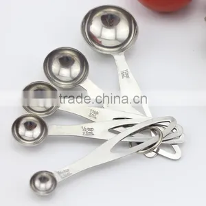 5 Pcs/Set Stainless Steel Measuring Spoons Baking Tools Tea Coffee Measure Tablespoon Set thumbnail-5