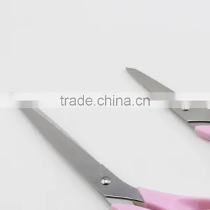Pink Handle Stainless Steel Blade Scissors With Two Sizes thumbnail-2