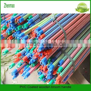 Chinese Long Pvc Coated Wooden Broom Stick thumbnail-2