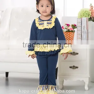 Thanksgiving Pumpkin Outfits Girls Ruffle Outfits ,baby Girl Clothes,Lovely Baby Girl Pumpkin Pattern Outfit thumbnail-5