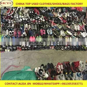 Africa Hot Selling Used Shoes Imported Guangzhou High Quality Warehouse Mixed Second Hand Shoes thumbnail-1