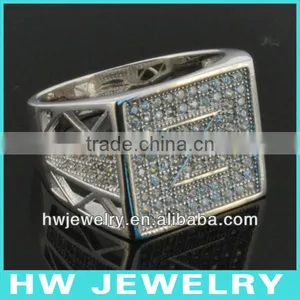 32002 Silver cz Ring thumbnail-1