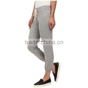 Womens 100% Cotton New Design Plain Thin Cotton Trousers thumbnail-2