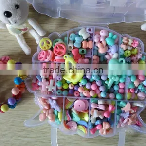 Diy Loose Beads Sets Children Jewelry Accossories Children Plastic Beads Cheap Toys Gifts for Kids thumbnail-1