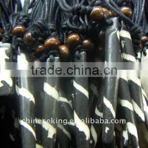 Fashion Cow Bone Flut Pendant Necklace, Cow Bone Jewelry, 0.3USD/PC ONLY! thumbnail-1