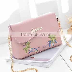Zm35684a Simple Ladies Women Leather Crossbody Sling Bags thumbnail-1