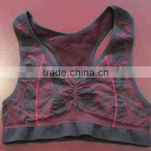Seamless Stylish Yoga Sports Girl Tube Sexy Bra thumbnail-1