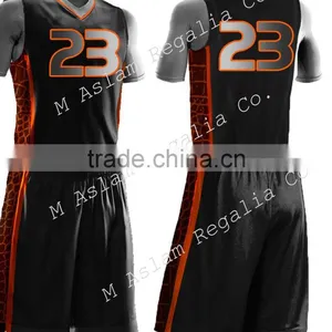 Sportswear/ Team Wear /Sublimated Basketball Cut and Sew Uniform Set thumbnail-1