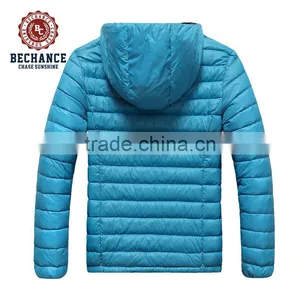 Comfortable Winter Ultralight Down Jacket With Hood High Quality Outdoor Jacket Wholesale thumbnail-2