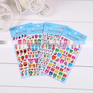Children Puffy Sticker ,multcolor Tool Stikcer Bubble DIY Sticker for Education Carton Sticker thumbnail-1
