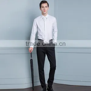 Stylish Formal White Color Long Sleeve Stylish Shirts For Men thumbnail-4