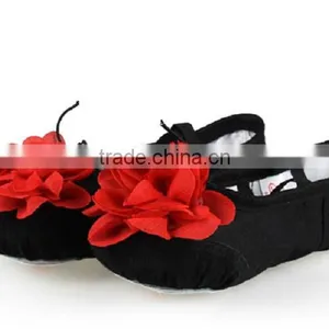Softy Comfortable Professional Canvas Faric Children's Ballet Dance Shoes thumbnail-3