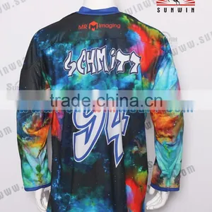 Wholesale Custom Cheap Hockey Jersey,tackle Twill Subliamtion Hockey Jersey thumbnail-2
