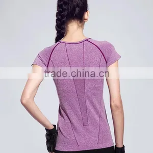 Women's Outdoor Running Combined Sports/yoga Wear t Shirt Plain Fitness Tops thumbnail-4