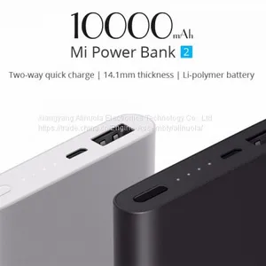 Xiaomi Power Bank 2 External Battery Portable Power Supply Black Sliver Quick Charge Support Android and IOS Mobile thumbnail-2