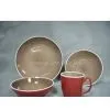 Stoneware Coup 2 Tone 16pc Dinnerware Set thumbnail-1