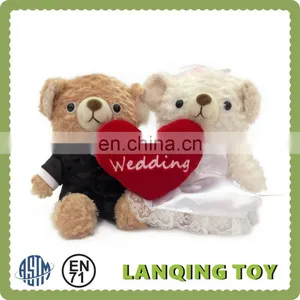 Red Heart Teddy Bear Souvenirs Wholesale Wedding Thank You Gifts For Guests thumbnail-1