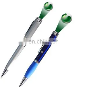 Aluminum Led Projection Logo Pen,pen With Projector Logo(various Colors and Shapes Optional) thumbnail-4