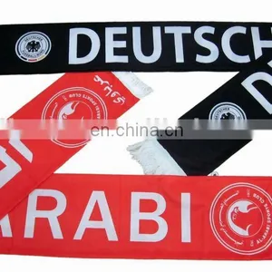 Football Fan Scarf,polyester Scarf,football Team Scarf,100% Polyester Scarf,poland Football Scarf thumbnail-1