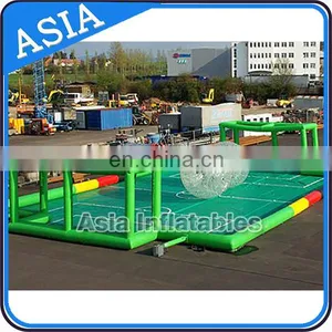 Giant Inflatable Soccer Field for Sale, Outdoor Inflatable Soccer Pitch for Fun thumbnail-1