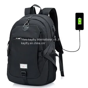 2017 Men’s Backpack Bag External USB Charge Brand Laptop Notebook Bag for Men thumbnail-5