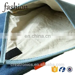 CR Sample Available Envelope Shape Canvas Material Light Blue Color Latest Design Hot Sales Fancy Cheap Indian Designer Purses thumbnail-5