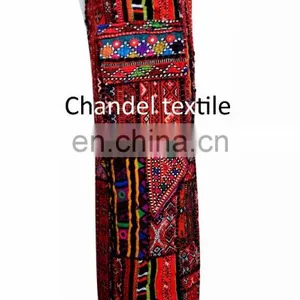 Banjara Yoga Mat Bag - One of a Kind - Handmade With Antique Ethnic Style Yoga Bag Yoga Met Bag Ethnic Hand Embroidered Vintage thumbnail-6