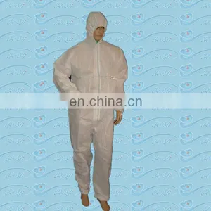 Disposable Nonwoven PP Coverall Safety With Different Gram thumbnail-1