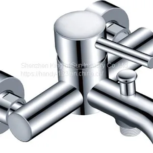 Single Handle Bathroom Shower Mixer Brass Faucet thumbnail-1