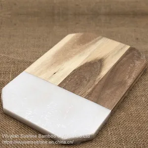 Marble With Wood Chopping Board thumbnail-1