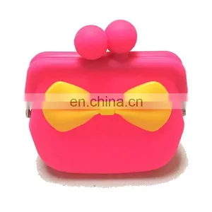 Kisslock Lady Fashion Coin Purse Customized Women Silicone Change Purse Wallet thumbnail-4