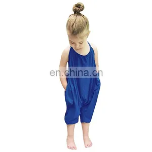 Kid Jumpsuits Piece Pants Clothing Franterd Baby Girls Straps Rompers thumbnail-1