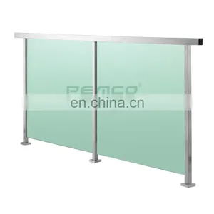 Project Railing Factory Residential Building Balustrades Handrails Design Stainless Steel Glass Railing thumbnail-2