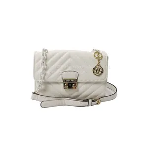 Designer Custom Lady Popular Chevron Quilting Pattern Shoulder Handbags Chunky Metal Chains Shoulder Crossbody thumbnail-1
