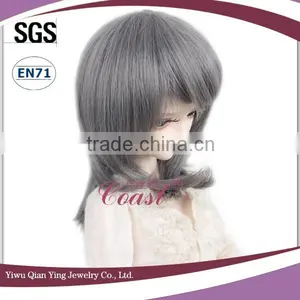 Short Grey New Custom Cheap Doll Bjd Hair Wig thumbnail-3